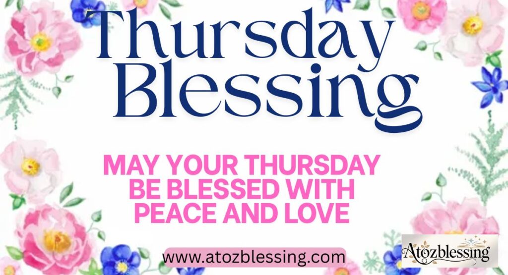 Thursday blessings images