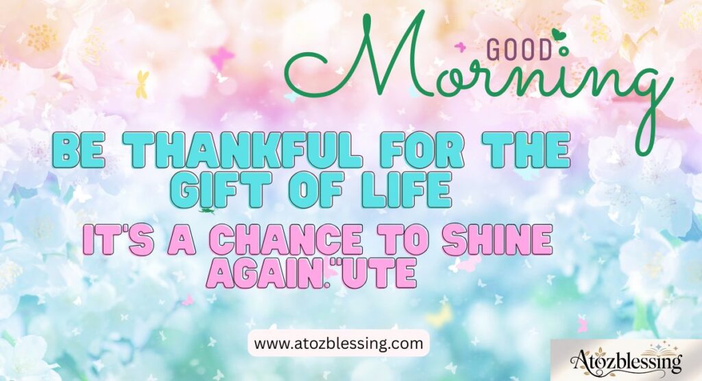 good morning blessing
