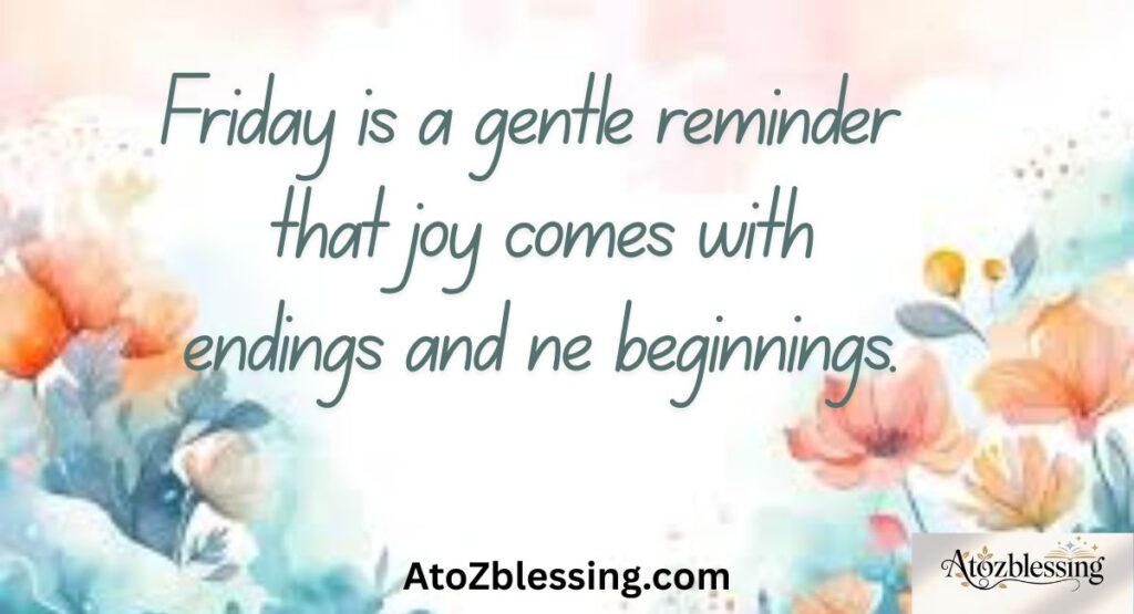 friday blessings