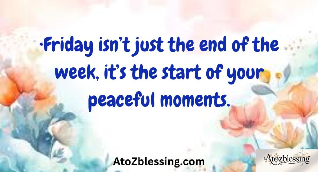 cute friday blessing