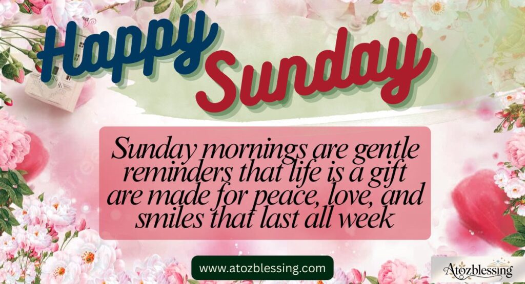 good morning sunday blessings images and quotes