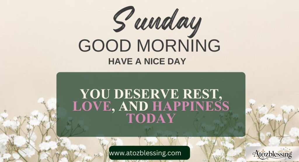 Short and Simple Happy Sunday WhatsApp Status