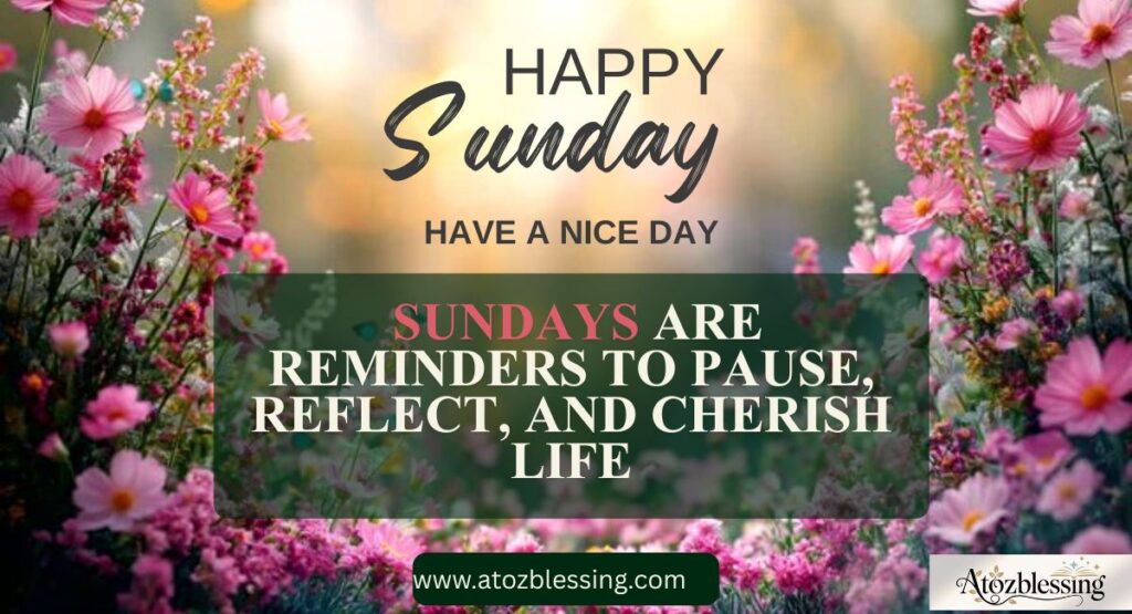 Short and Simple Happy Sunday WhatsApp Status