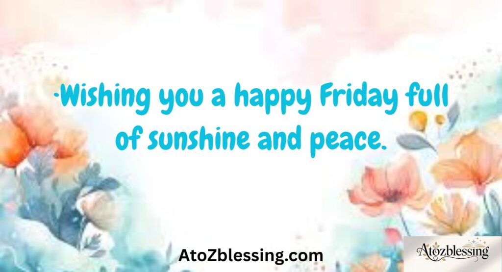 thankful friday blessings
