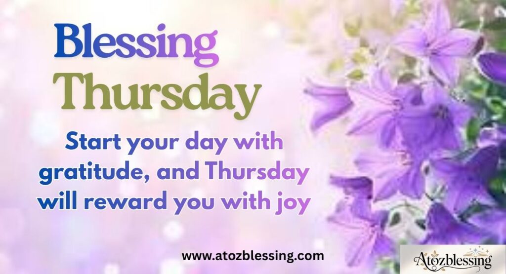 Thursday Blessings