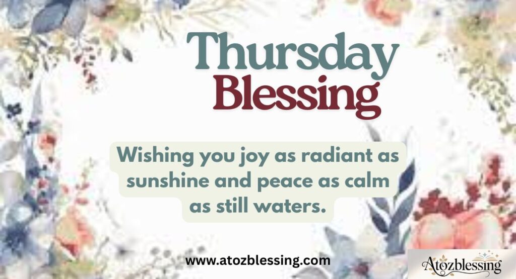 Thursday Blessings