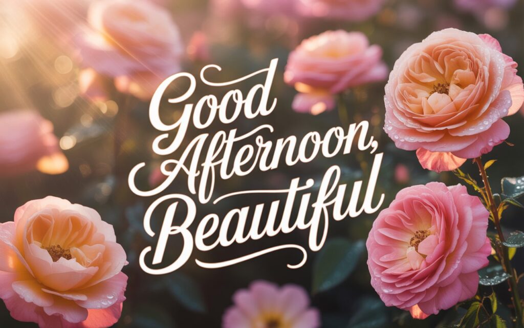 Sweet and Romantic Good Afternoon Message for Her