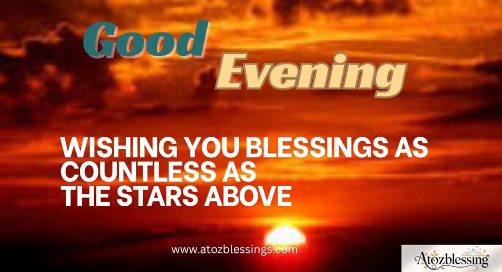 good evening message for friend