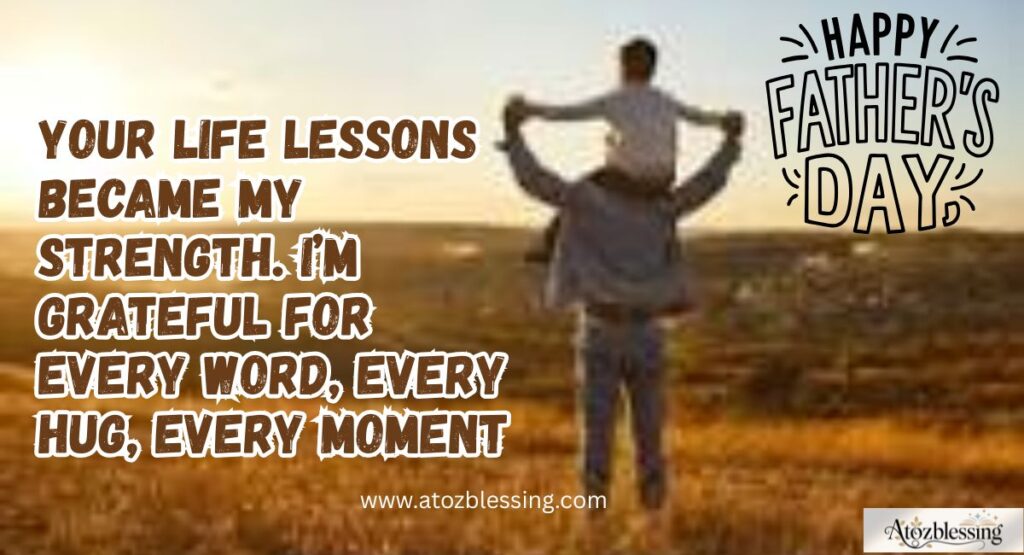 emotional message for father from daughter