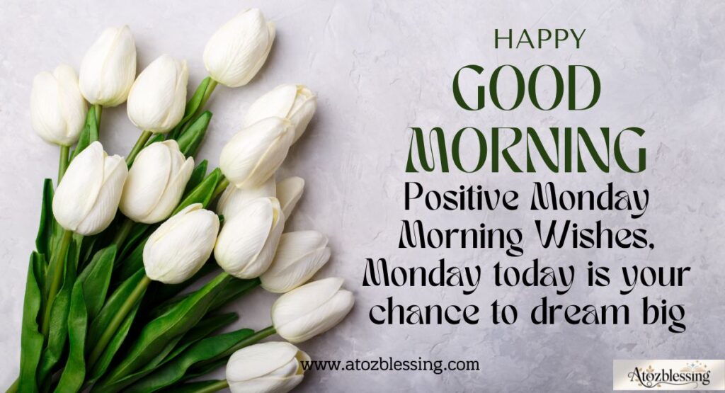 positive Monday morning wishes
