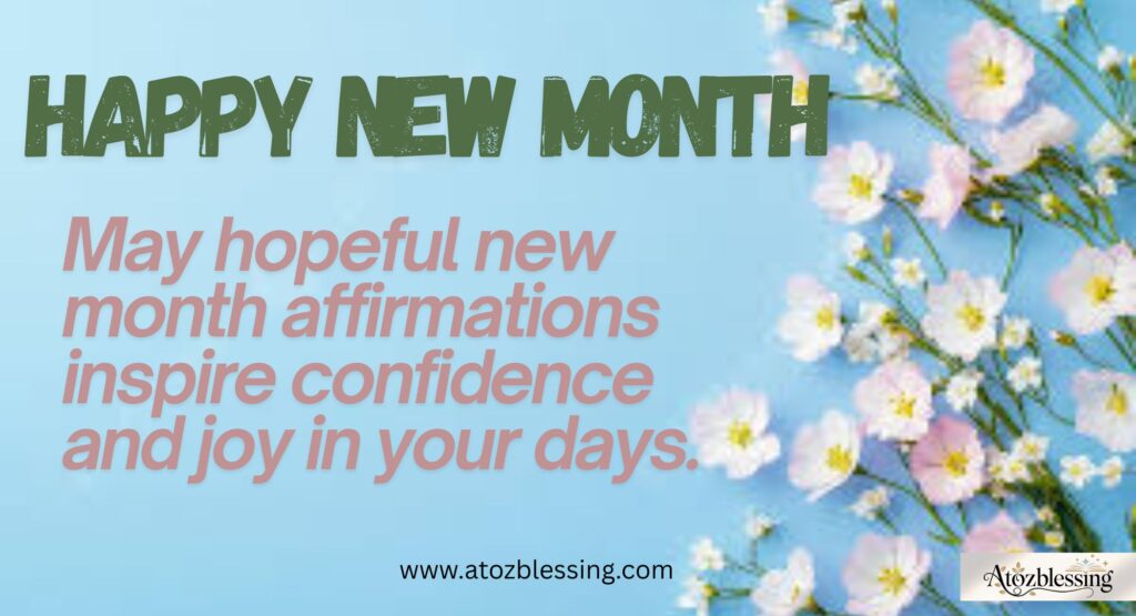 happy new month message to my love