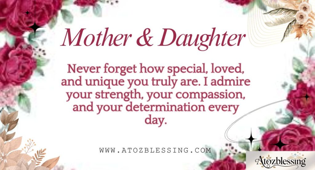 Touching letter to your daughter from mom
