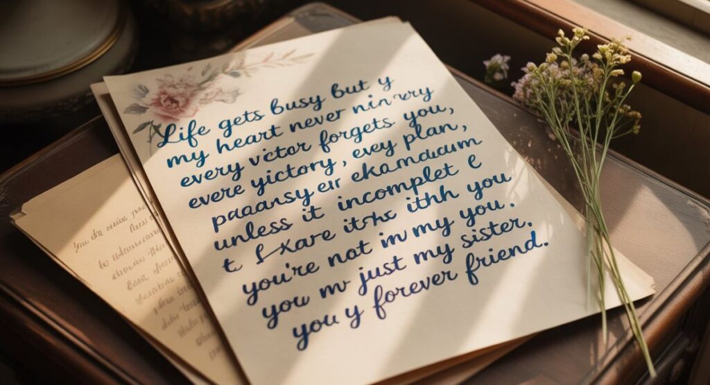 Heartfelt Letters to My Sister That Will Touch Her Soul