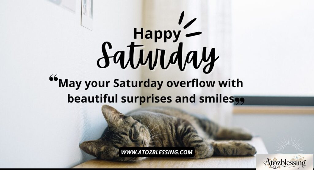 Saturday blessings