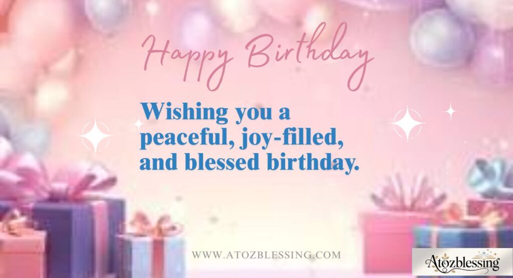 birthday blessings