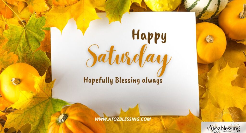 Cute Saturday Blessings