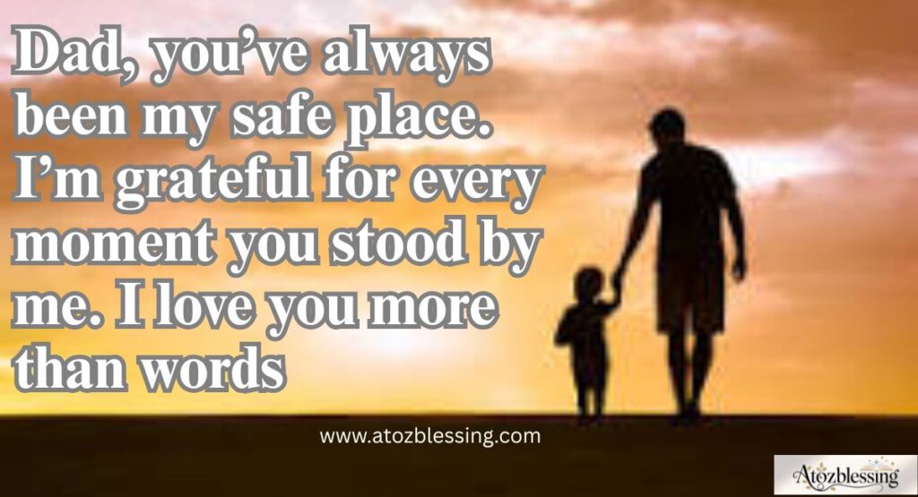 emotional message for father from daughter