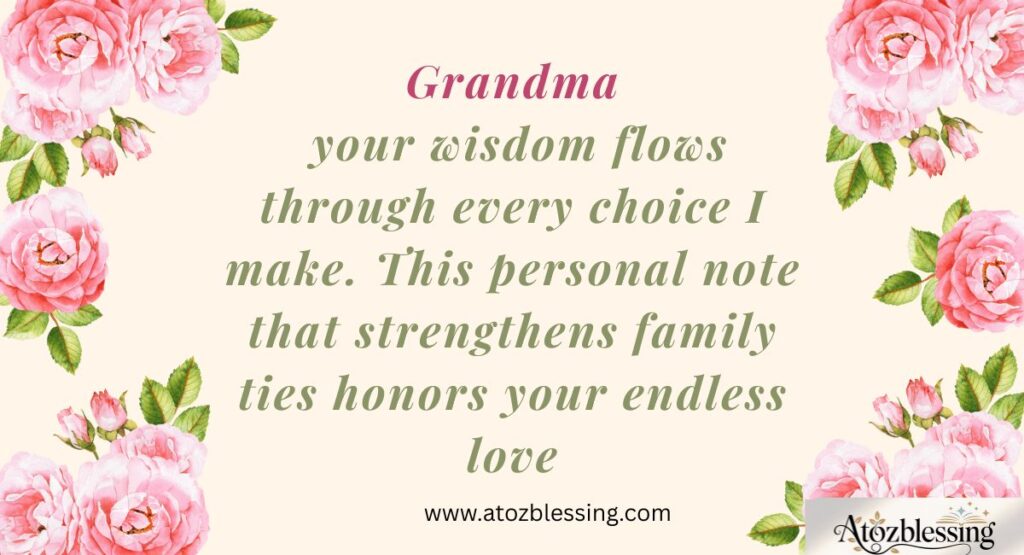 Beautiful Appreciation Messages and Tributes for Grandma