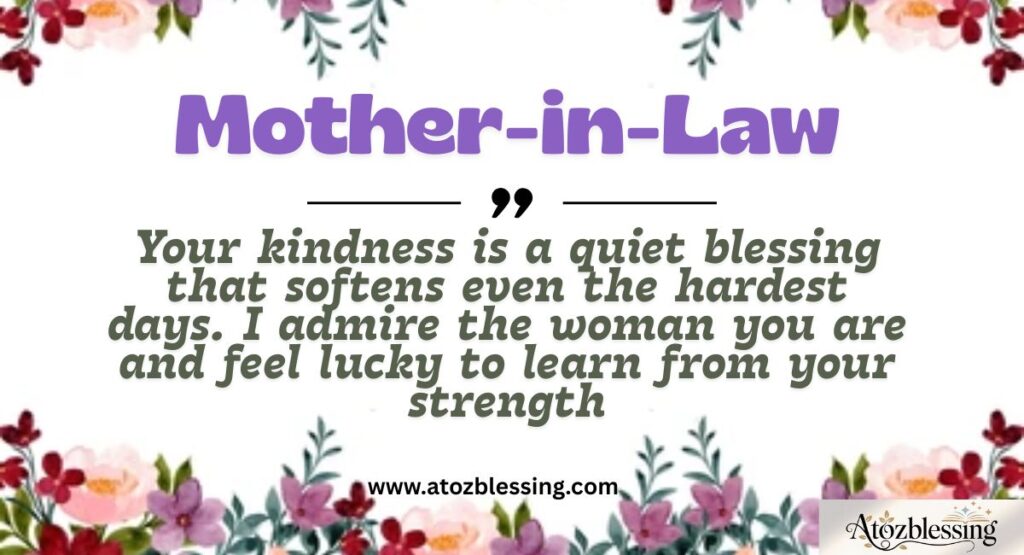 Mother-in-Law Appreciation and Thank-You Messages