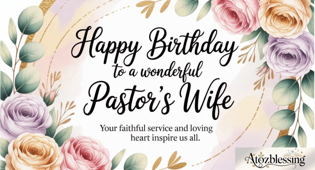 Birthday Prayers and Special Blessings for a Pastor’s Wife