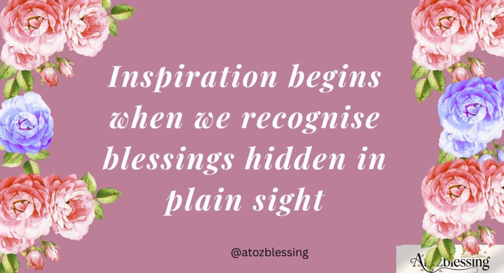 Inspiring Blessing Quotes