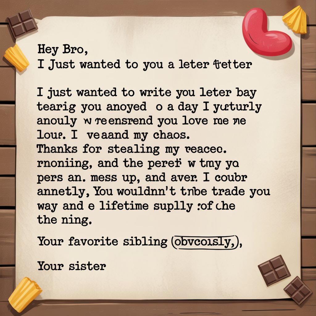 A Short Letter to My Brother