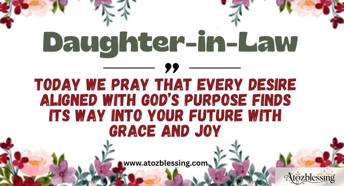 prayer for daughter in law