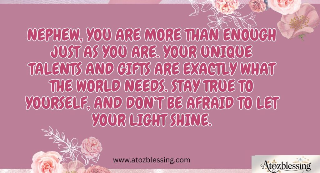 heartfelt letters to my nephew, emotional letters from aunt to nephew