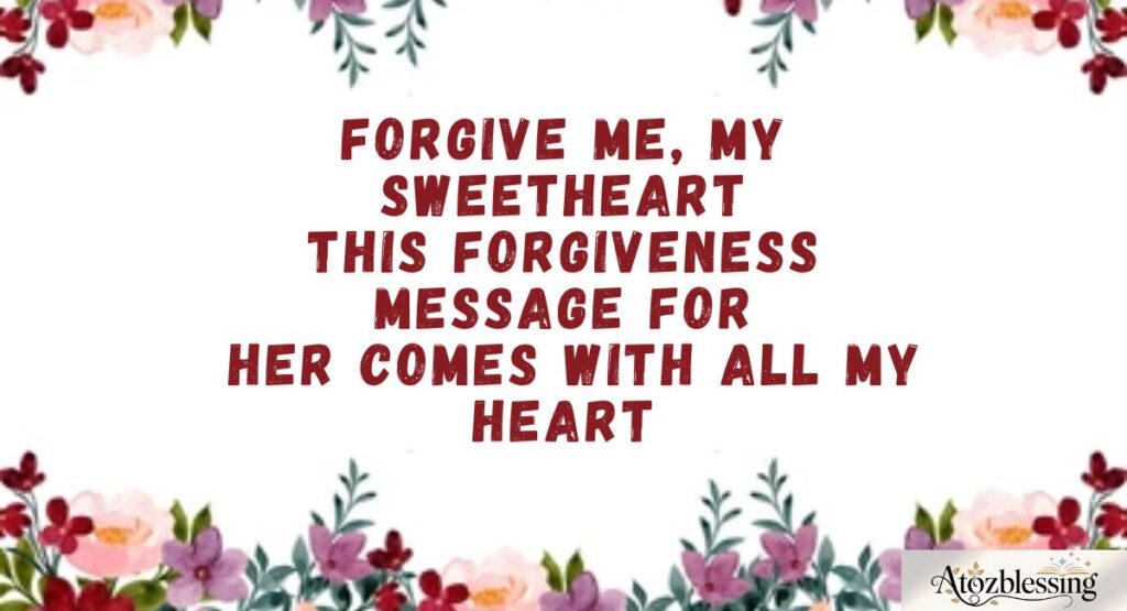 Heart Touching Sorry Messages for Your Girlfriend