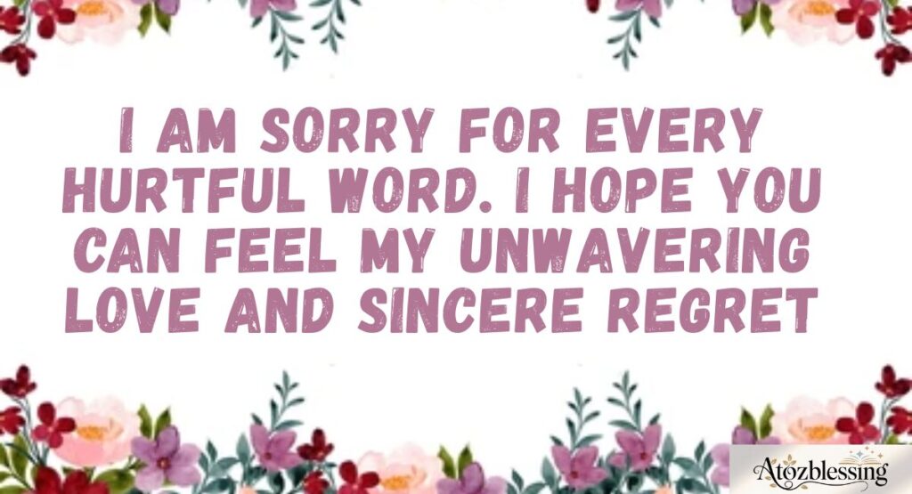 Heart Touching Sorry Messages for Your Girlfriend