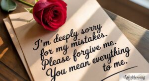 forgiveness message for her
