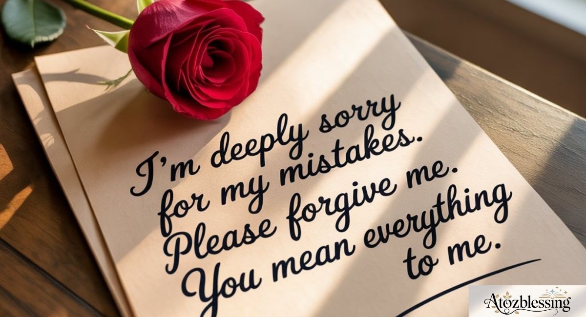 forgiveness message for her