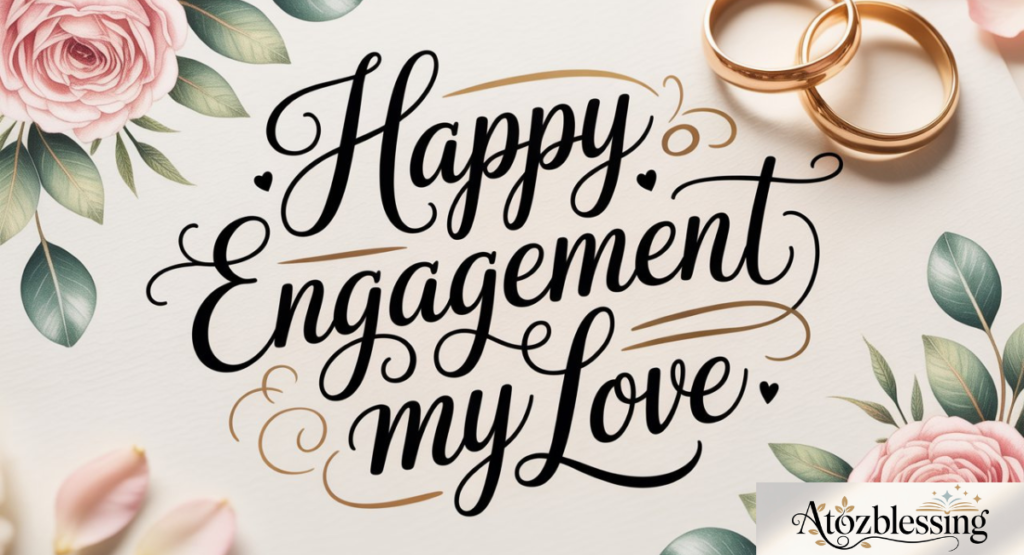 happy engagement wishes to husband