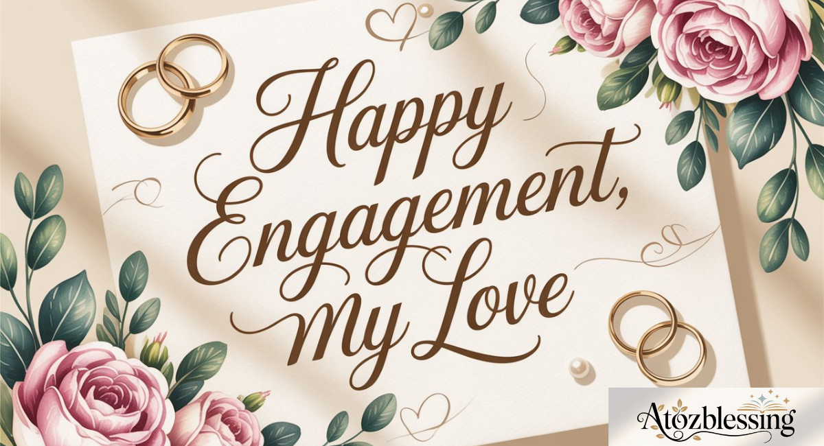 happy engagement wishes to husband