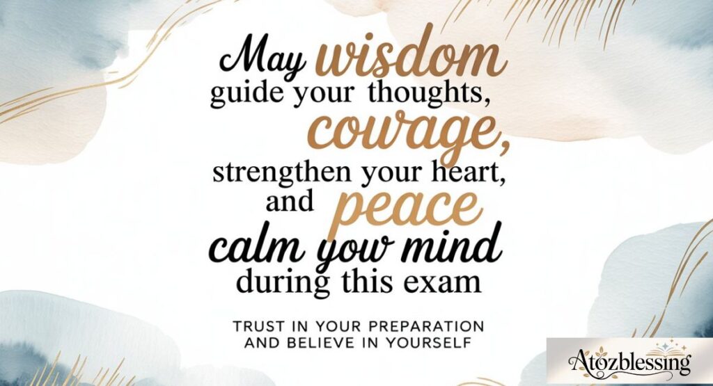 Good Luck and Positive Messages Before Every Exam