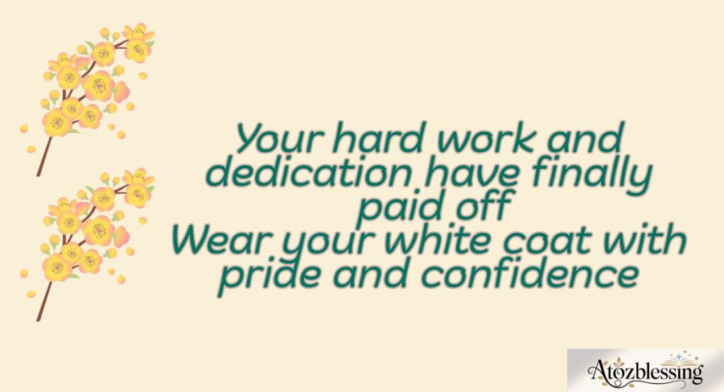 Short and Meaningful Medical Graduation Wishes