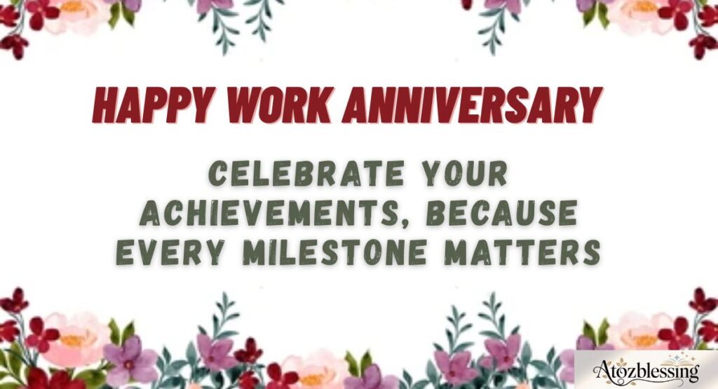 Role-Based and Team-Specific Work Anniversary Wishes