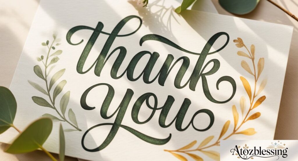 thank you message for someone special